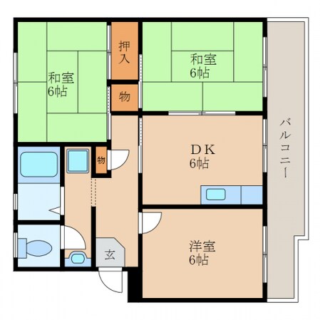 第2東中野ハイツの物件間取画像